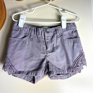 The Children's Place Slate grey Lace trim shorts 5